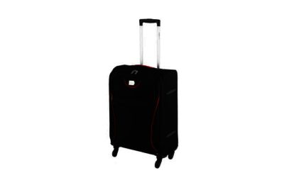 Go Explore Signature Medium 4 Wheel Suitcase - Black
